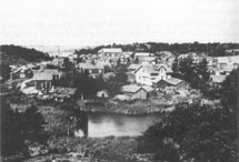 Harstena by i början av 1900-talet